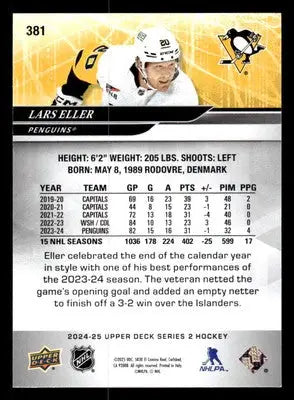 2024-25 Upper Deck #381 Lars Eller - Hockey Card Single