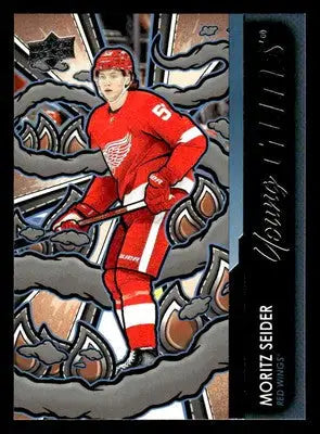 2024-25 Upper Deck #469 Moritz Seider Young Guns Renewed (Series Two) - Hockey Card Single