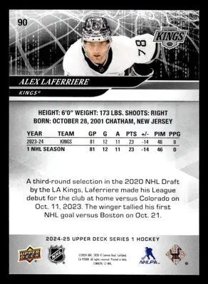 2024-25 Upper Deck #90 Alex Laferriere - Hockey Card Single