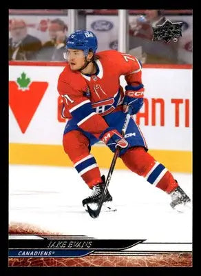 2024-25 Upper Deck #99 Jake Evans - Hockey Card Single