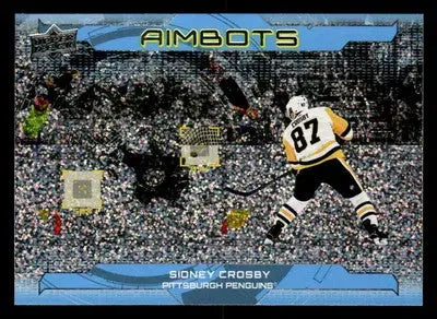 2024-25 Upper Deck #AB-22 Sidney Crosby Aimbots Speckle - Hockey Card Single
