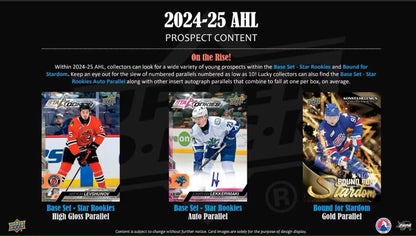 2024-25 Upper Deck AHL Hockey Hobby Box - Sports Card Hobby Boxes