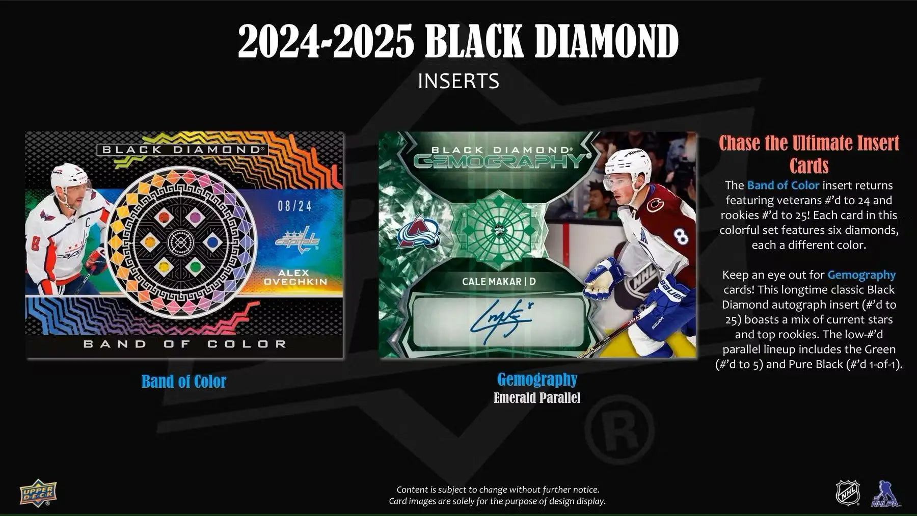 2024/25 Upper Deck Black Diamond Hockey Hobby Box - Sports Card Hobby Boxes