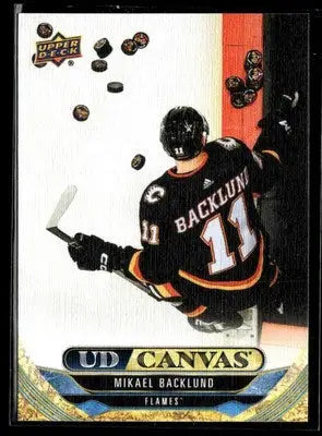 2024-25 Upper Deck #C-30 Mikael Backlund UD Canvas - Hockey Card Single