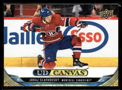 2024-25 Upper Deck #C-54 Juraj Slafkovsky UD Canvas - Hockey Card Single