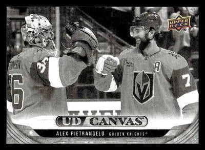 2024-25 Upper Deck #C158 Alex Pietrangelo UD Canvas Black and White - Hockey Card Single
