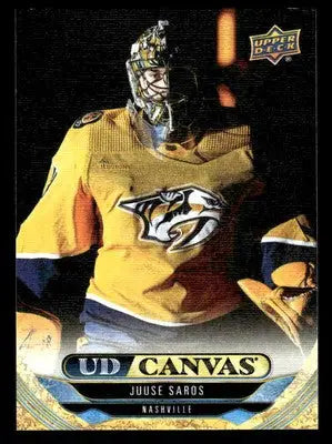 2024-25 Upper Deck #C167 Juuse Saros UD Canvas - Hockey Card Single