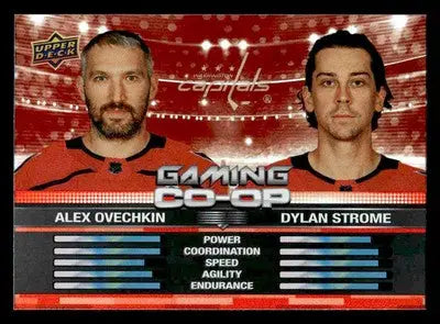 2024-25 Upper Deck #CGO-11 Alex Ovechkin / Dylan Strome Gaming Co-Op - Hockey Card Single