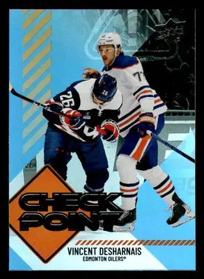 2024-25 Upper Deck #CP-12 Vincent Desharnais Checkpoint - Hockey Card Single