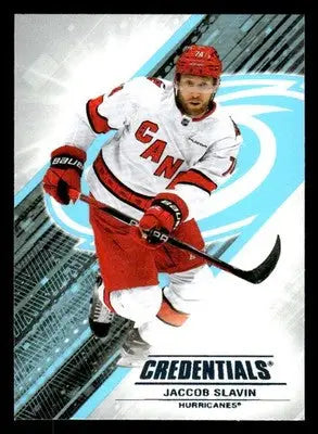 2024-25 Upper Deck Credentials #74 Jaccob Slavin - Hockey Card Single