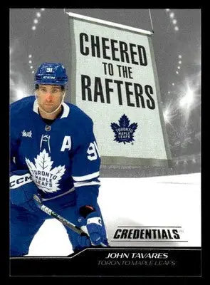 2024-25 Upper Deck Credentials #CR-JT John Tavares Cheered to the Rafters - Hockey Card Single