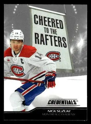 2024-25 Upper Deck Credentials #CR-NS Nick Suzuki Cheered to the Rafters - Hockey Card Single