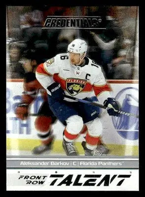2024-25 Upper Deck Credentials #FRT-AB Aleksander Barkov Front Row Talent - Hockey Card Single