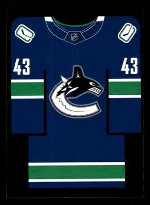 2024-25 Upper Deck Credentials #J-GH Quinn Hughes Arena Giveaway Jersey #/500 - Hockey Card Single