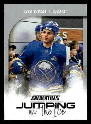 2024-25 Upper Deck Credentials #JI-ZB Zach Benson Jumping on the Ice - Hockey Card Single