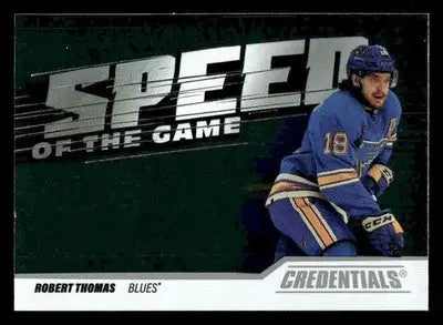 2024-25 Upper Deck Credentials #SG-RT Robert Thomas Speed of the Game - Hockey Card Single