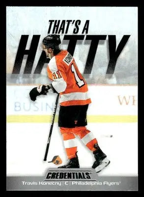 2024-25 Upper Deck Credentials #TH-TK Travis Konecny That’s A Hatty - Hockey Card Single