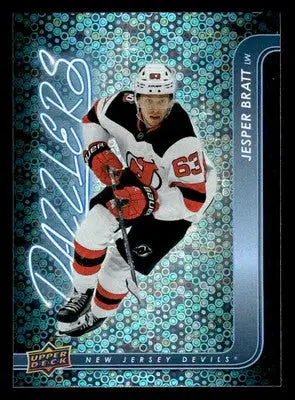 2024-25 Upper Deck #DZ-14 Jesper Bratt Dazzlers Blue - Hockey Card Single