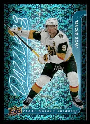 2024-25 Upper Deck #DZ-91 Jack Eichel Dazzlers Blue - Hockey Card Single