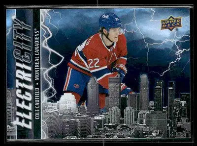 2024-25 Upper Deck #EC-30 Cole Caufield ElectriCity Black - Hockey Card Single