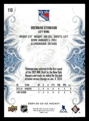 2024-25 Upper Deck Ice #110 Brennan Othmann - Hockey Card Single