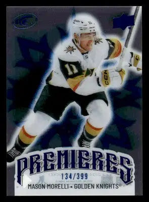 2024-25 Upper Deck Ice #181 Mason Morelli Blue #/399 - Hockey Card Single