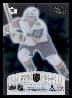 2024-25 Upper Deck Ice #181 Mason Morelli Blue #/399 - Hockey Card Single