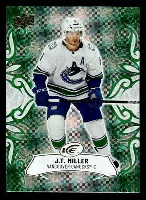 2024-25 Upper Deck Ice #4 J.T. Miller Emerald Green - Hockey Card Single