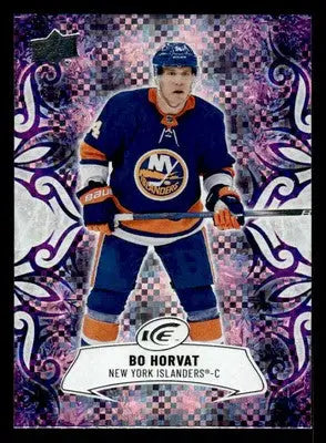 2024-25 Upper Deck Ice #99 Bo Horvat Purple - Hockey Card Single