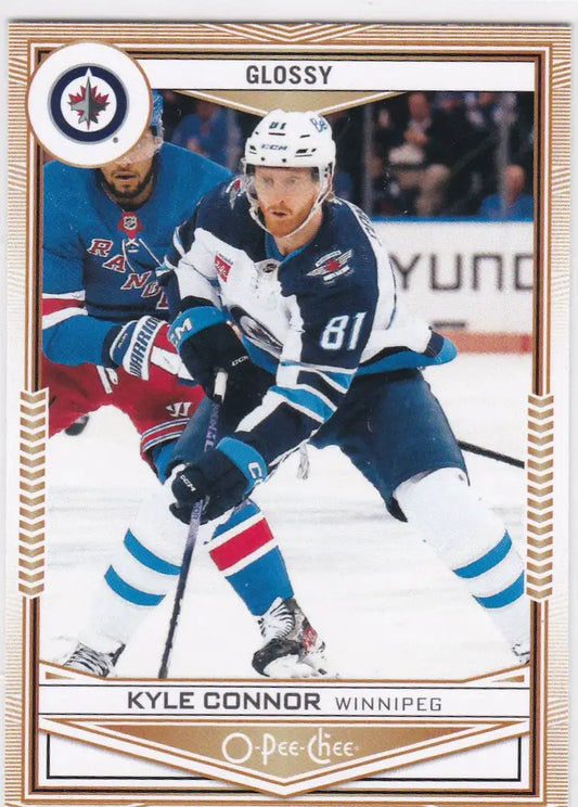 Kyle Connor glossy hockey card from 2024-25 Upper Deck Winnipeg Jets collection