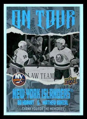 2024-25 Upper Deck #OT-14 Bo Horvat / Mathew Barzal On Tour - Hockey Card Single
