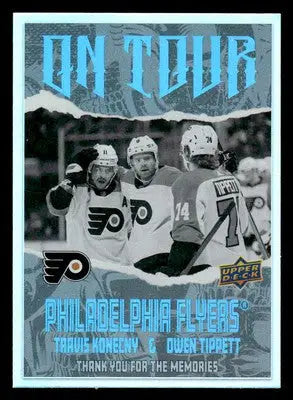 2024-25 Upper Deck #OT-3 Travis Konecny / Owen Tippett On Tour - Hockey Card Single