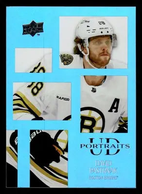 2024-25 Upper Deck #P-4 David Pastrnak UD Portraits - Hockey Card Single