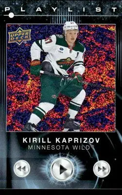 2024-25 Upper Deck #PL-4 Kirill Kaprizov Playlist Speckled - Hockey Card Single