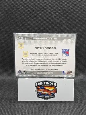 2024-25 Upper Deck Series 1 - Aimbots Artemi Panarin #AB-9 - Hockey Card Single