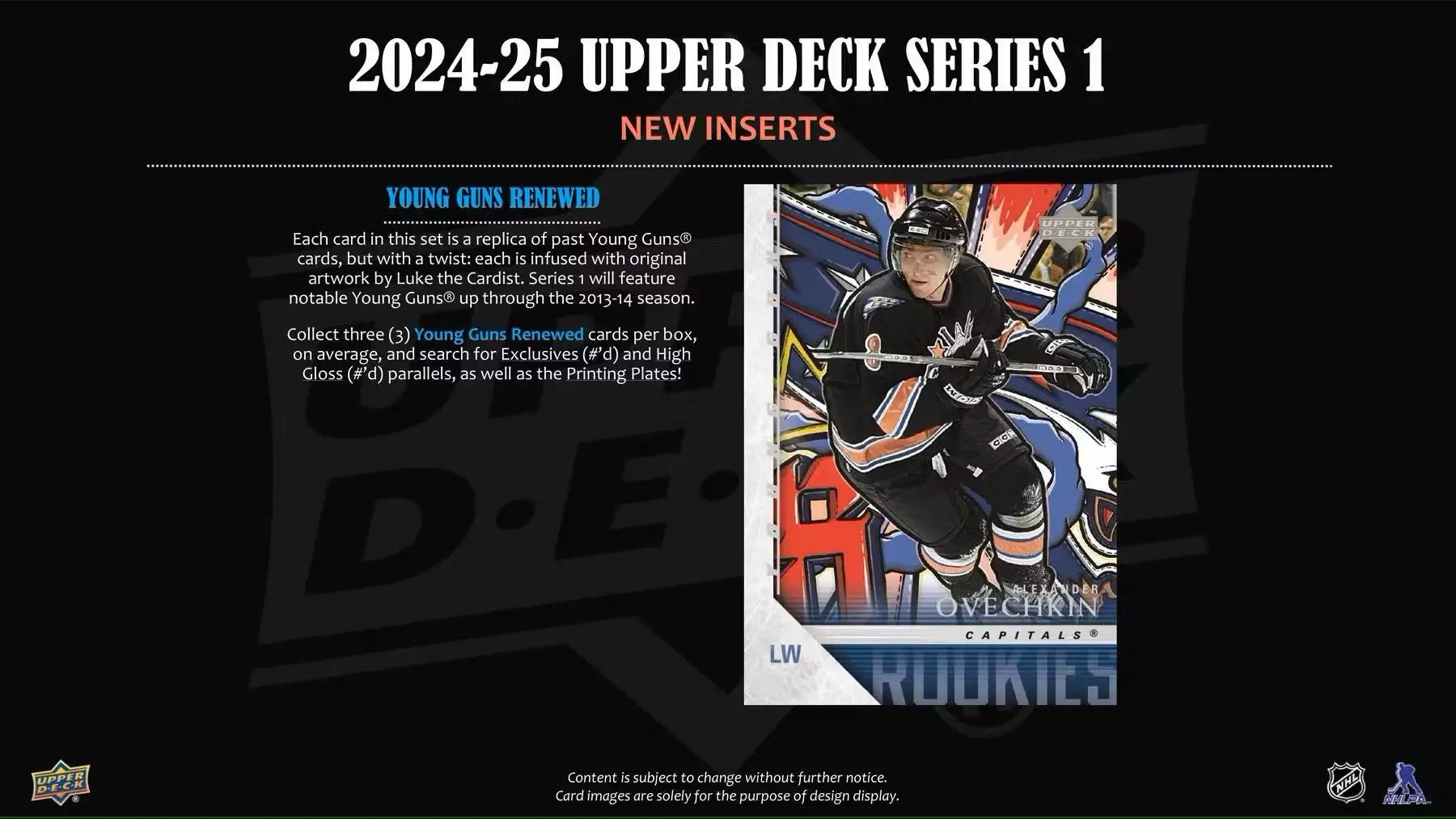 2024-25 Upper Deck Series 1 Hockey Hobby Box - Sports Card Hobby Boxes