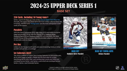 2024-25 Upper Deck Series 1 Hockey Hobby Box - Sports Card Hobby Boxes