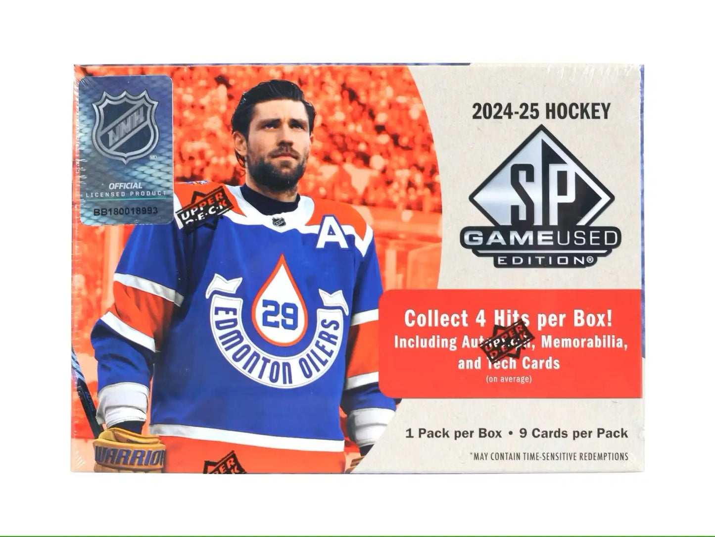 2024-25 Upper Deck SP Game Used Hockey Hobby Box - Sports Card Hobby Box