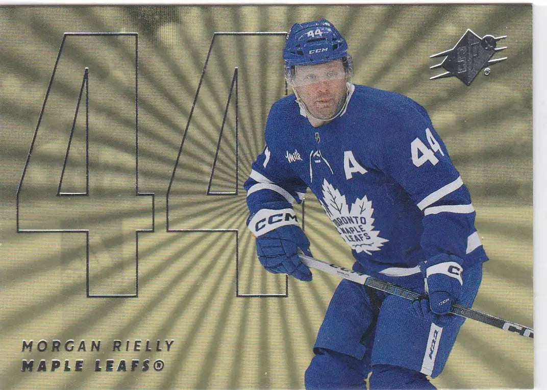 2024-25 Upper Deck SPX #57 Morgan Rielly Gold Toronto Maple Leafs
