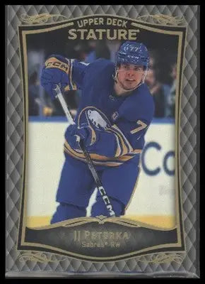 2024-25 Upper Deck Stature JJ Peterka #4 2023-24 Update - Base Buffalo Sabres