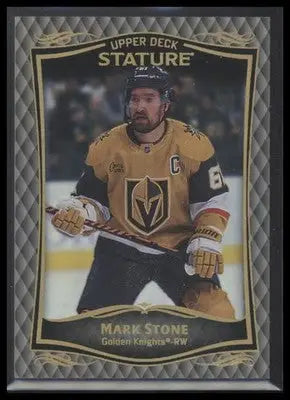 2024-25 Upper Deck Stature Mark Stone #10 2023-24 Base Golden Knights - Hockey Card Single