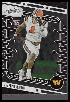 2024 Absolute #136 Jer’Zhan Newton Retail Washington Commanders Rookie DT