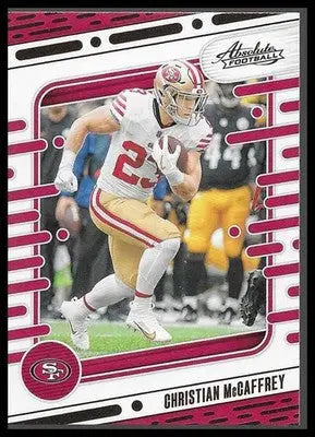 2024 Absolute #91 Christian McCaffrey Yellow Parallel San Francisco 49ers RB