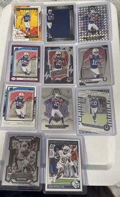 2024 ADONAI MITCHELL football trading cards in protective cases collection