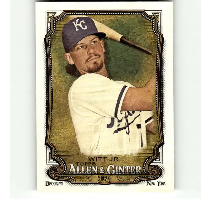 2024 Allen & Ginter #100 Bobby Witt Jr. NM-MT Kansas City Royals Baseball Card - Baseball Card Single