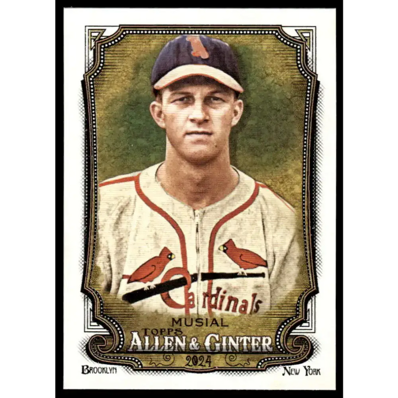 2024 Allen & Ginter #101 Stan Musial NM-MT St Louis Cardinals Baseball Card - Baseball Card Single