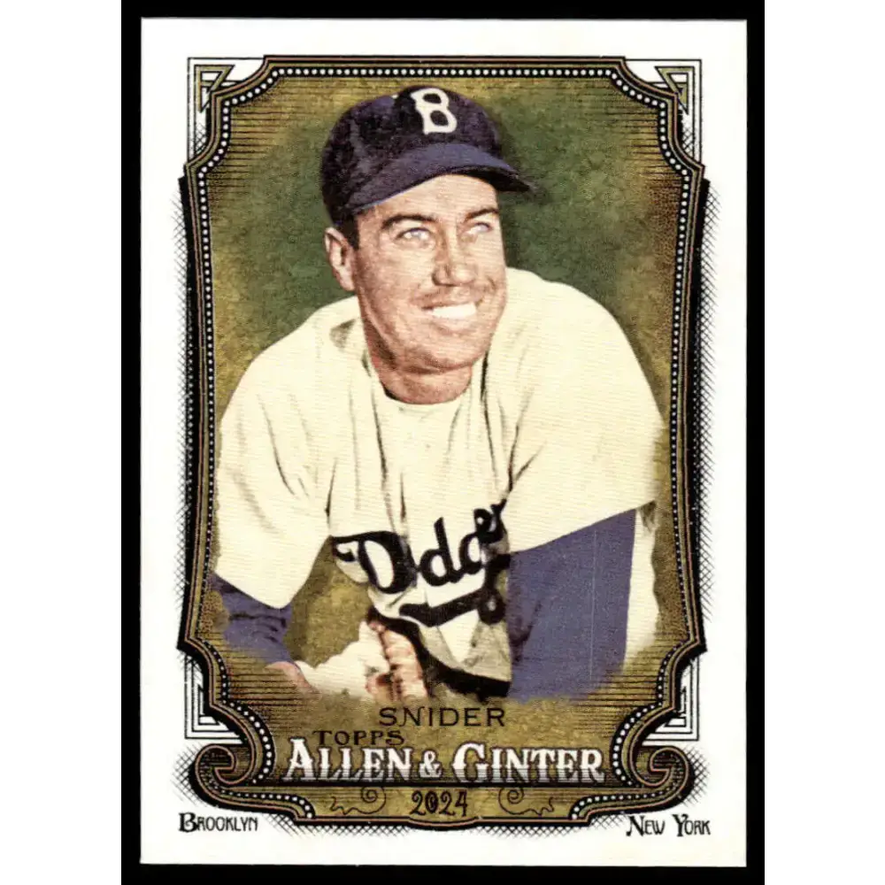 2024 Allen & Ginter #104 Duke Snider NM-MT Los Angeles Dodgers Baseball Card - Baseball Card Single