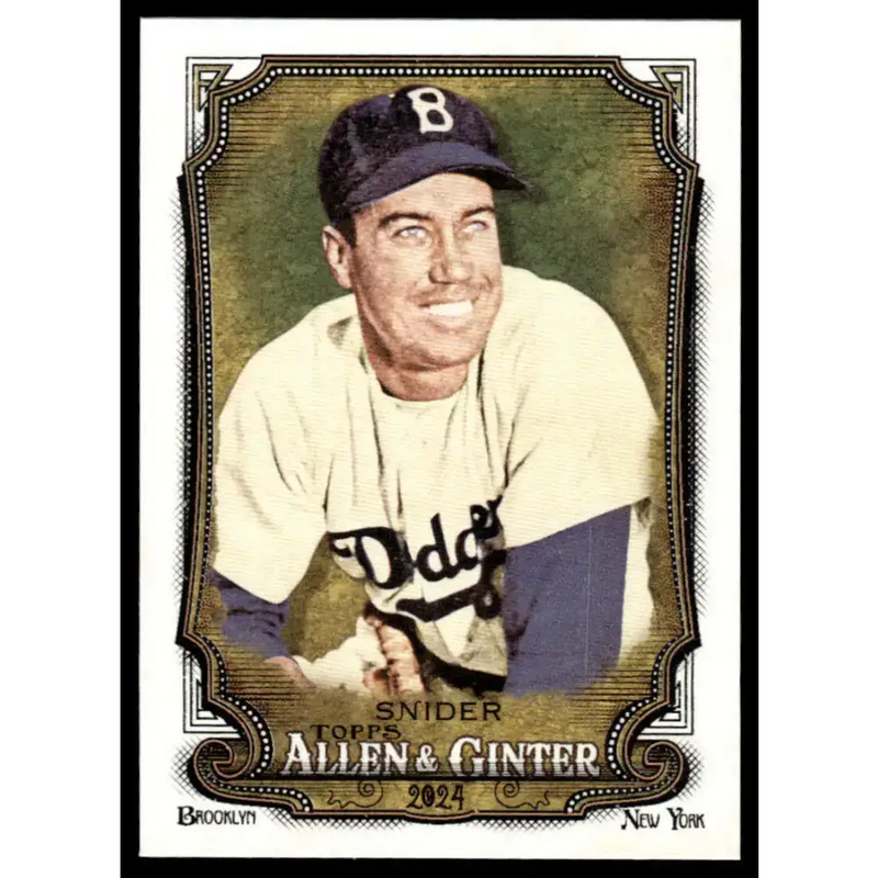 2024 Allen & Ginter #104 Duke Snider NM-MT Los Angeles Dodgers Baseball Card - Baseball Card Single