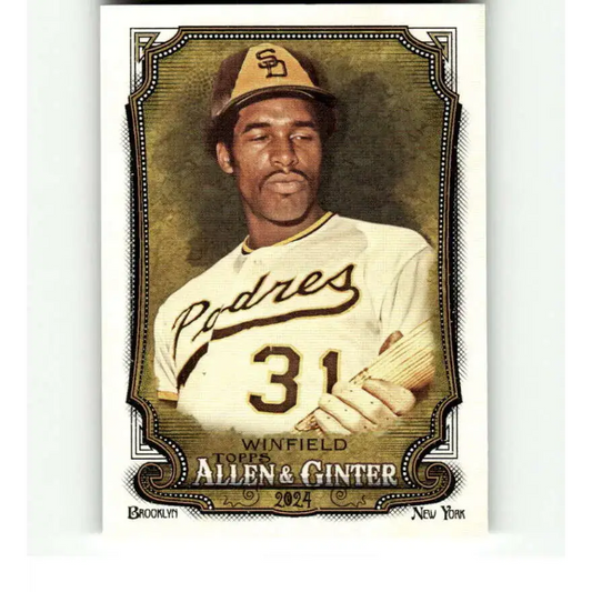 2024 Allen & Ginter #108 Dave Winfield NM-MT San Diego Padres Baseball Card - Baseball Card Single