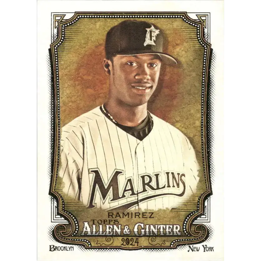 2024 Allen & Ginter #113 Hanley Ramirez NM-MT Miami Marlins Baseball Card - Baseball Card Single